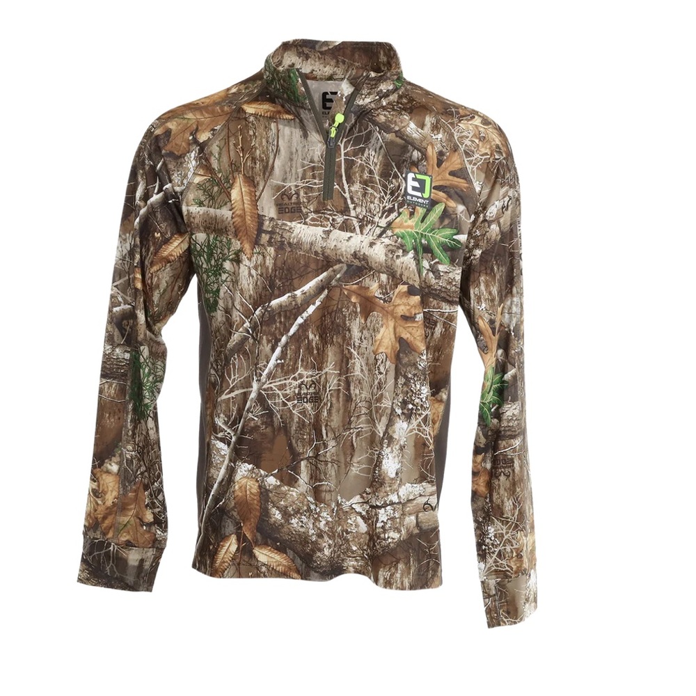 Men’s Element Outdoor Camp Drive Series Quarter Zip Shirt in size Large